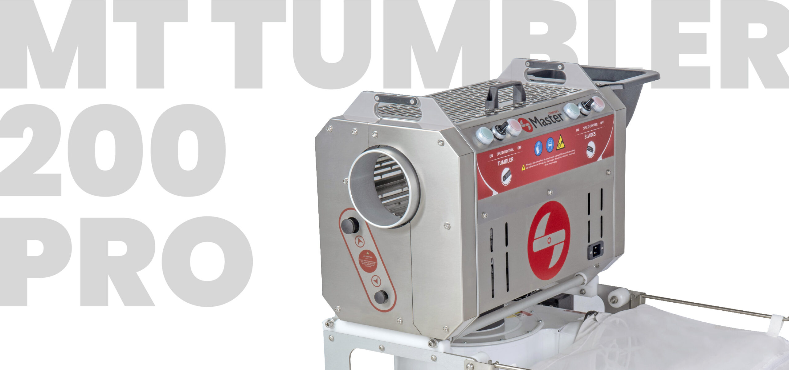 presentación de la peladora MT Tumbler Pro 200